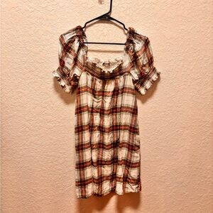 American Eagle Plaid Dress